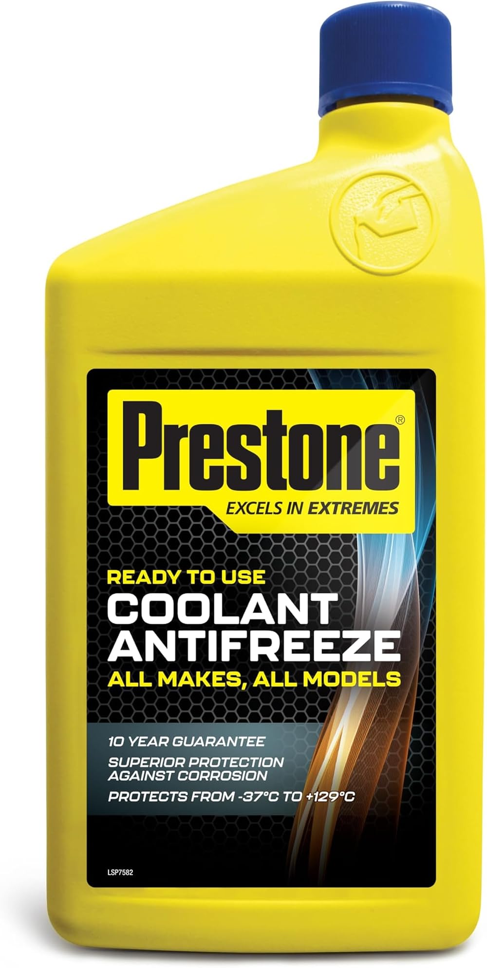 Prestone Coolant Antifreeze 1 Litre 5 Pack All Vehicles 10 Year 300,000 Miles