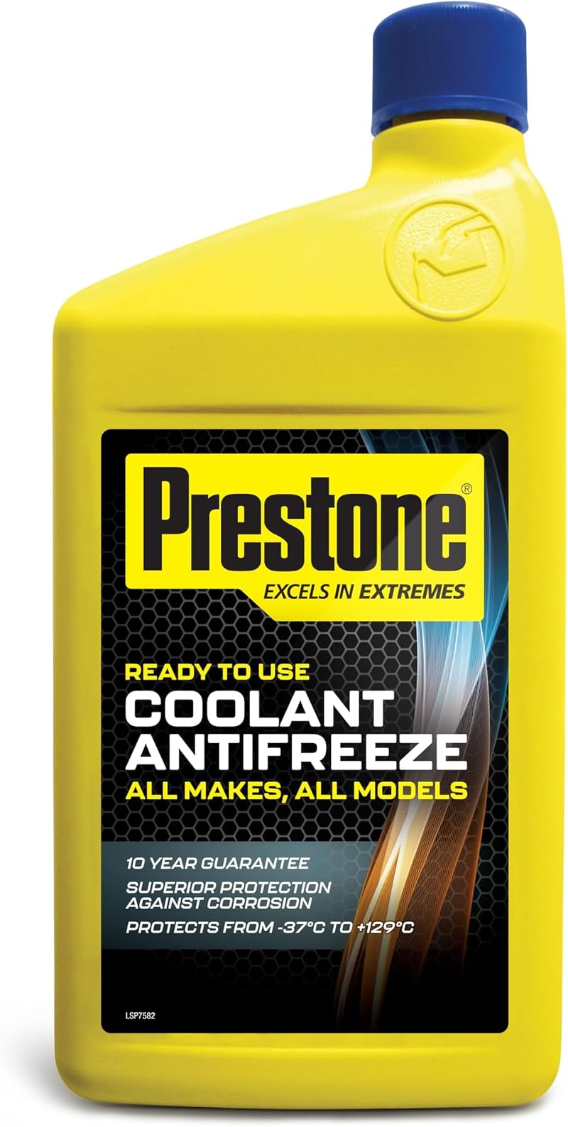 Prestone Coolant Antifreeze 1 Litre 5 Pack All Vehicles 10 Year 300,000 Miles