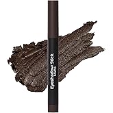 MCoBeauty Eyeshadow Stick - Deep Cocoa - Creamy Matte Eye Crayon with Built-In Sharpener - Multi-Use Cream Eye Shadow Stick & Eyeliner, Highly Pigmented Blendable Vegan Eye Makeup