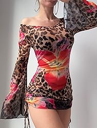ZAFUL Womens Swimsuit Cover Up Dress Off Shoulder