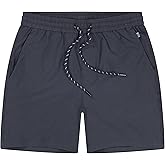 Visive Mens Golf Hybrid Board Shorts, 9 Inch Inseam, Quick Dry 4-Way Stretch Flat Front Casual Dress Shorts