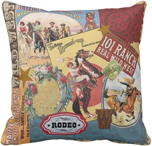 Amazon Com Emvency Throw Pillow Cover Wild Modern Vintage Western