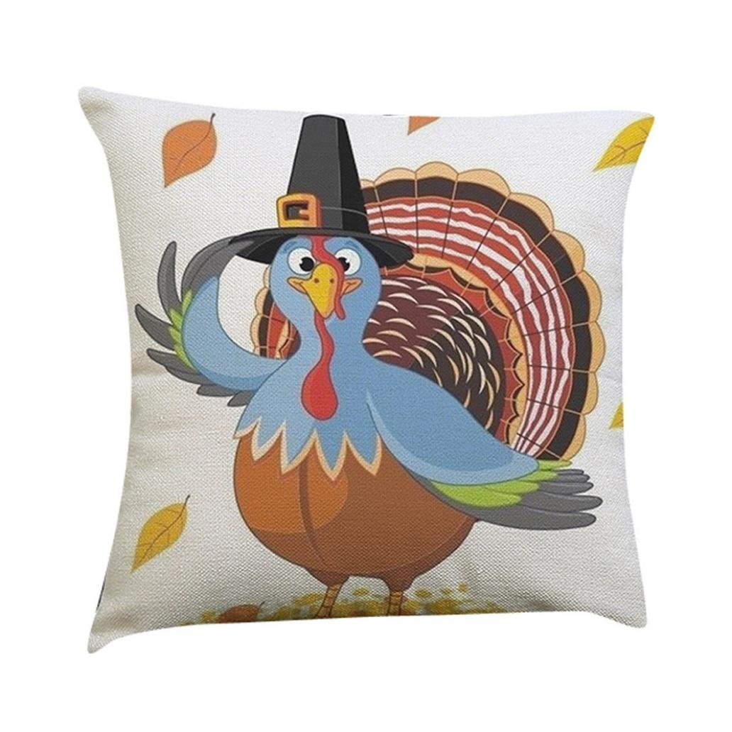 Thanksgiving Autumn Quote Throw Pillow Case Cushion Cover Decorative 18\