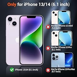 SUPFINE Magnetic for iPhone 14 Case & iPhone 13