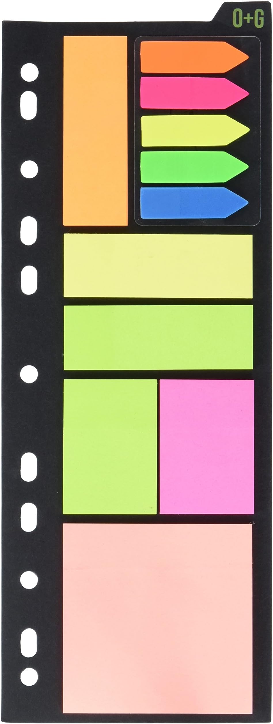 Onyx and Green Binder Combo Pack, 150 Notes, 125 Arrow Strips, (5405)