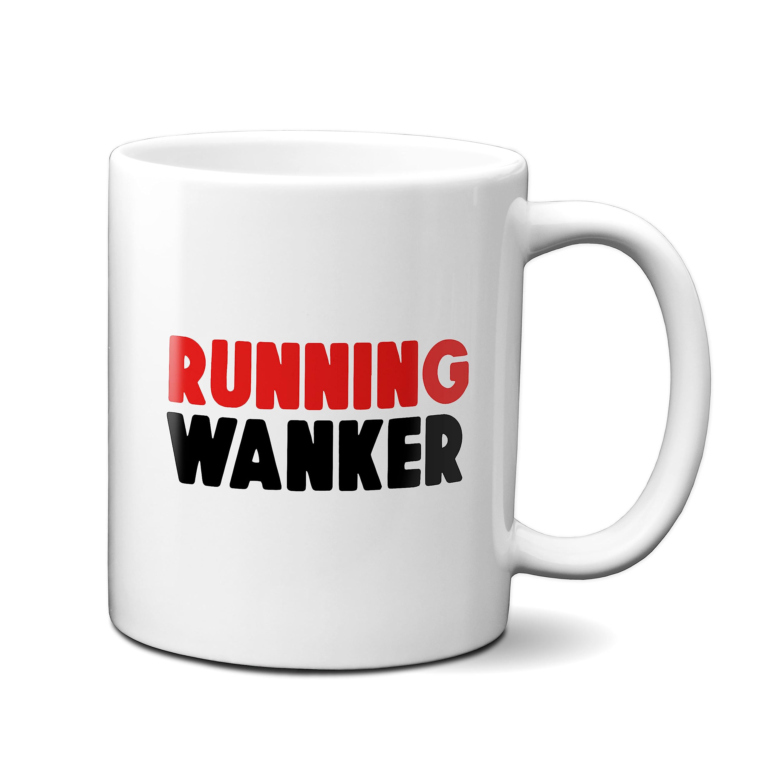 EllieBeanPrints Running Wanker Funny Running Mug - parkun Gift - Runners Gift - Marathon Gift