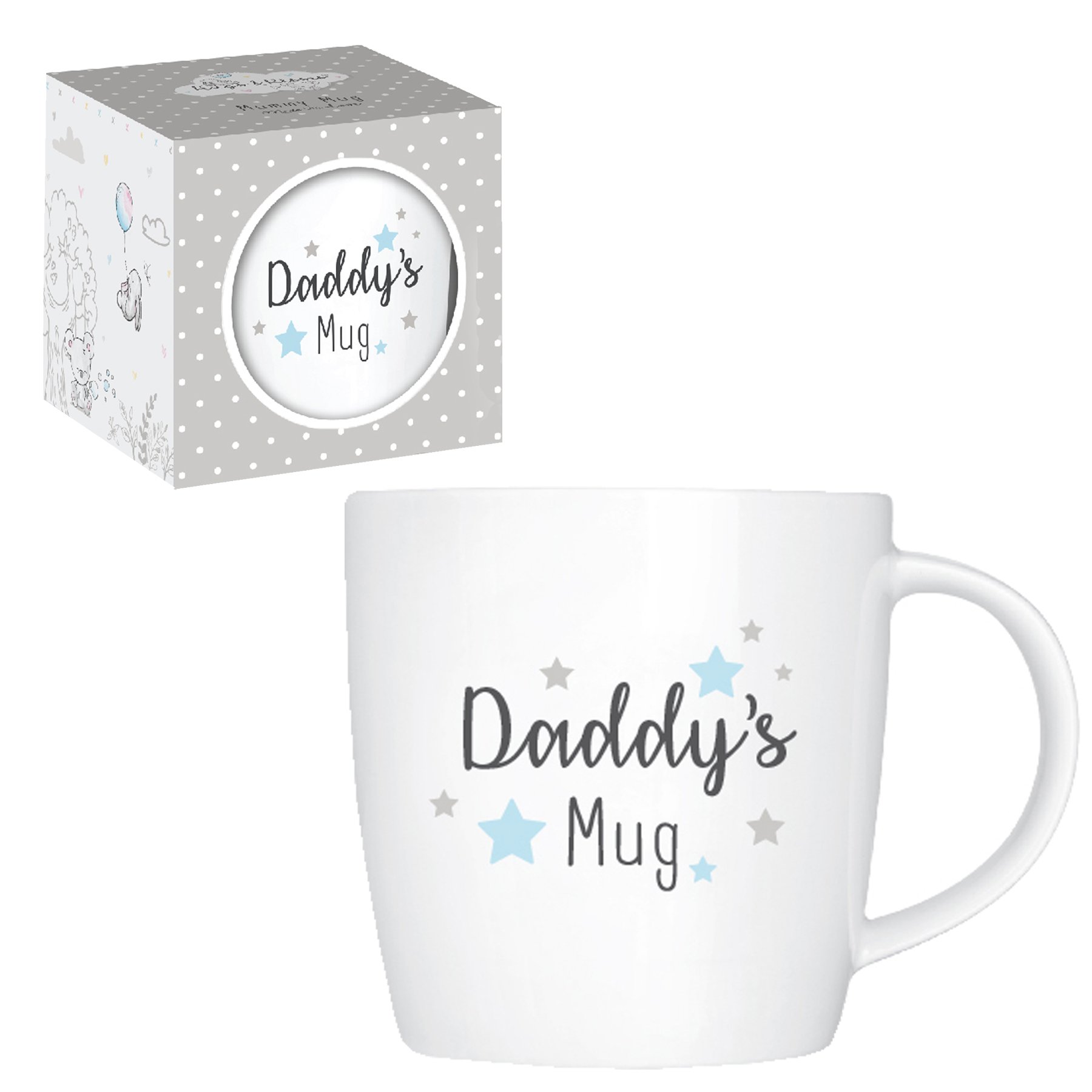 Hugs & Kisses Gift Boxed 'New Parent' Bone China 12oz Daddy's Mug