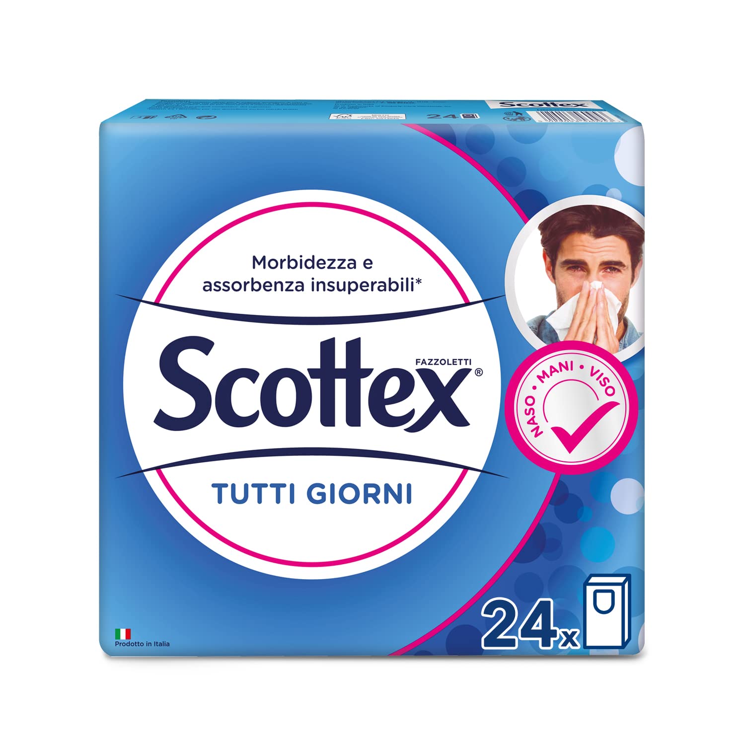 Scottex Tissues, 1 Pack of 24 Packets