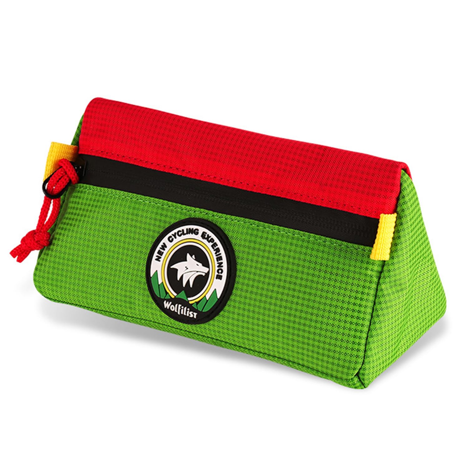 WLDOCA Scooter Basket for Kids, Colourful Gravel Bike Front Handlebar Bag, Waterproof Triangle Bag with Built-In Key Fob for Boys & Girls, Mtb & Road Bike