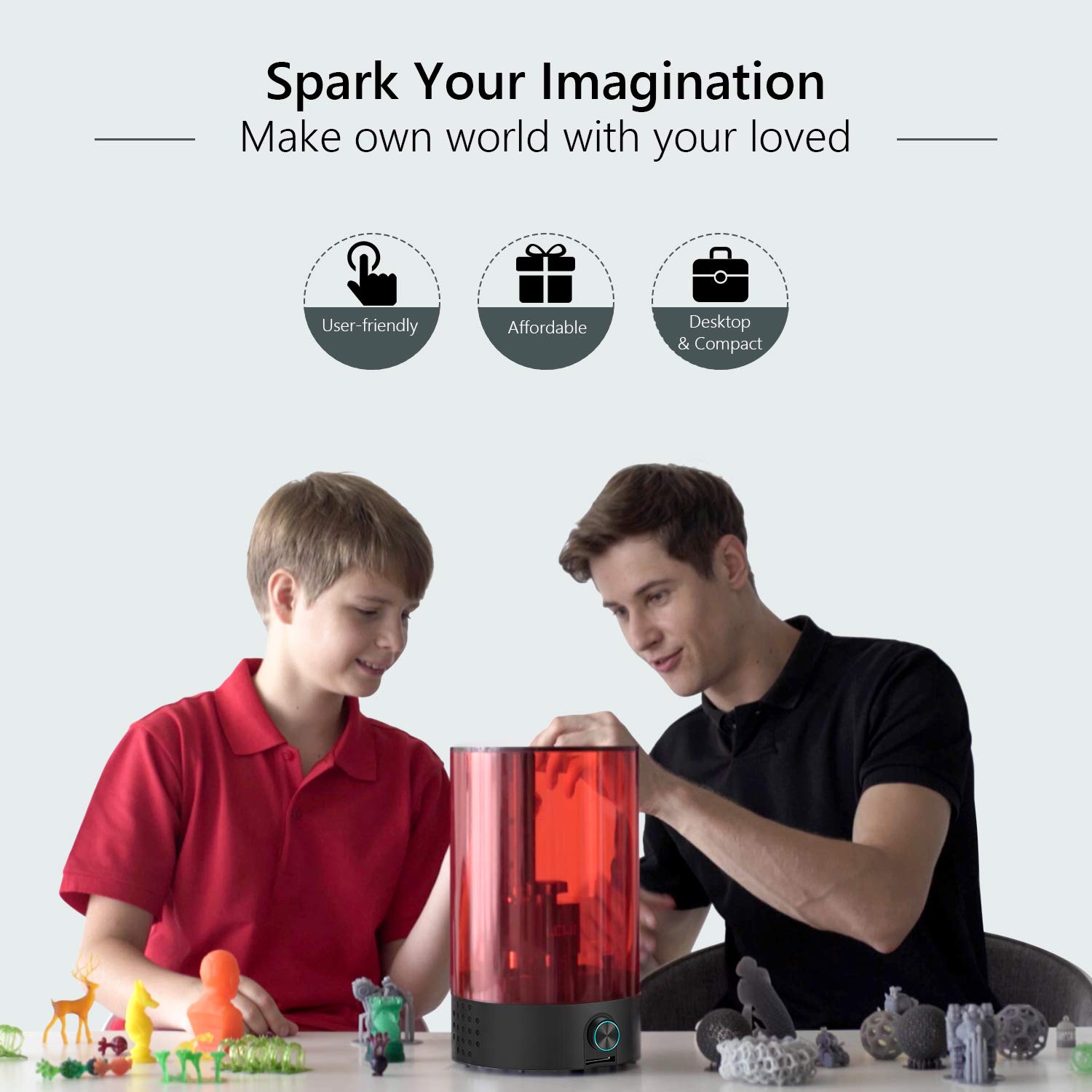 Lcd 3d Printer Sparkmaker Sla 3d Resin Printer Uv Photocuring With Fully Assembled Fast Slicing Free Sd Card One Button Operation Off Line Printing Easy To Level Most Affordable Diy Printer Amazon Com Industrial Scientific