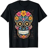 Halloween Sugar Skull Calavera T-Shirt