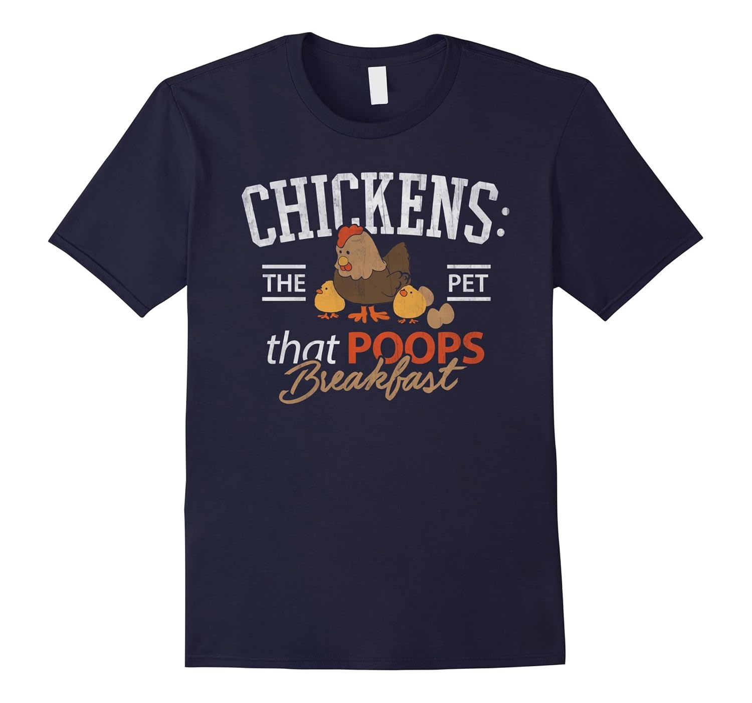 Chickens Shirt Pet That Poops Breakfast Chicken T-Shirt-ANZ