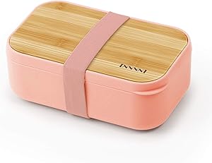 Japanese Bento Box Lunch Containers for Adults & Kids Pink - Microwave safe, Bpa free, Leakproof, Men Women
