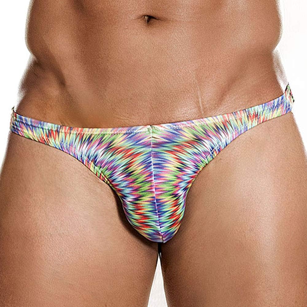 Daniel Alexander DA761 Psychedelic Hot Thong Mens Underwear, X-Large XL, Grey
