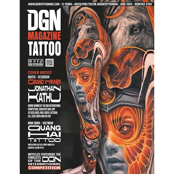 Amazon.com: DGN Tattoo Magazine 21 Years #193 Woojin Choi