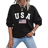 Zoyami Womens Crewneck Sweatshirt Graphic Long Sleeve Top Pullover Oversized Sweaters