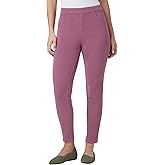 HUE Womens Soft Twill Jean Style Leggings