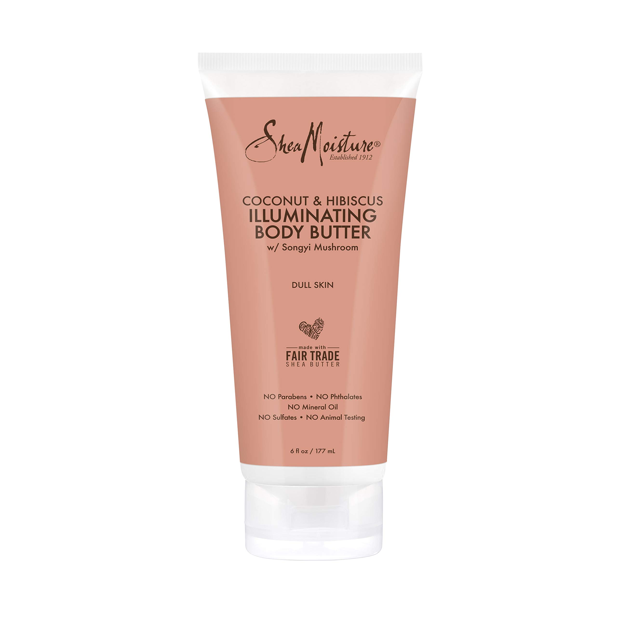 Shea Moisture Coconut & Hibiscus Body Butter Firming & Toning By for Unisex - 6 oz Moisturizer
