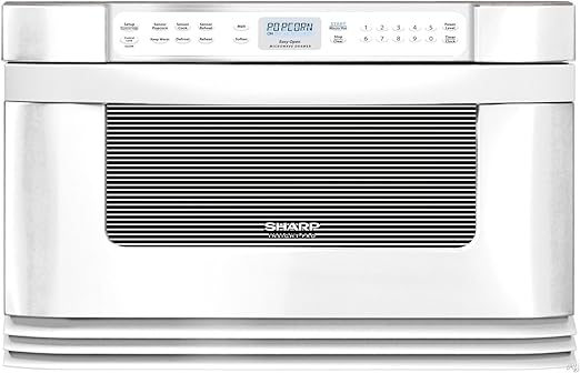 Amazon Com Sharp Kb 6024mw 24 Inch White Microwave Drawer Built
