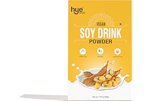 HYE FOODS Vegan Soy Drink Powder | 49% Protein | Unsweetened | 7.05 Oz (200g)