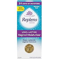 Replens Long-Lasting Vaginal Moisturizer and Lubricant, 8 Applications, 6.7 g (Packaging may Vary)