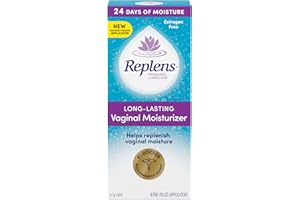 Replens Long-Lasting Vaginal Moisturizer and Lubricant, 8 Applications, 6.7 g (Packaging may Vary)