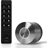 Nuki Smart Lock (Deadbolt) &amp; Keypad 2 NFC, Keyless Door System with Auto-Lock, Fingerprint and Code Access, App Control, Easy Setup, Compatible with Alexa, Google, for Secure and Easy Home Entry