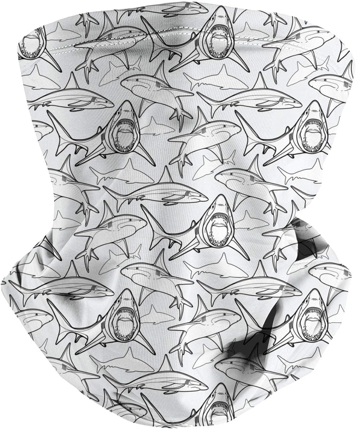 Unisex Galaxy Burger Cat Neck Face Cover Windproof Neck Gaiter Multifunctional Headbands Running Bandana Scarf Headwear