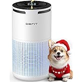Air Purifiers for Home Large Room Up to 1500ft² with Aromatherapy, DBFIT H13 HEPA Air Purifier Air Cleaner for Smoke Pollen Dust Pet Hair Dander Odor, Portable Air Purifier with Timer (White)
