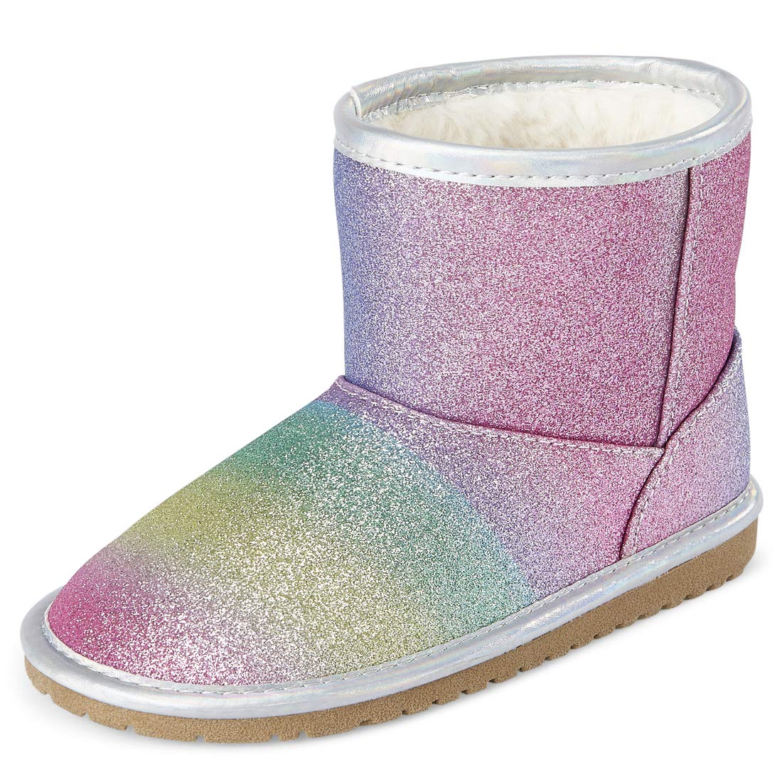 Buy The Children's Place UnisexChild Glitter Faux Fur Boots Snow at