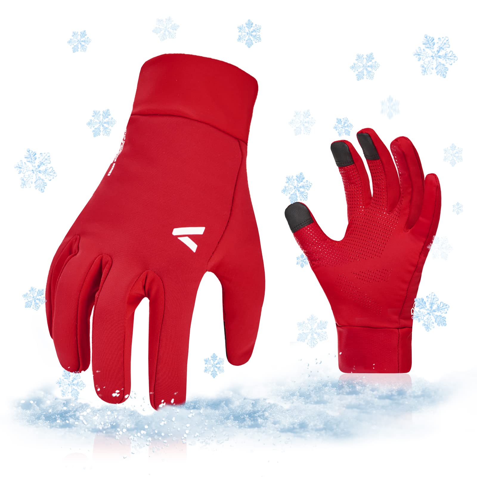Vgo... Winter Women Gloves Outdoor, Cold Weather Gloves Touchscreen for Cycling Moto Hunting Climbing, 1 pair