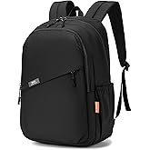 Nixjoro 40x30x15cm Personal Item Bag Travel Backpack Carry On Flight Approved with Anti-Theft Pocket Water-resistant Casual Daypack for Weekender Business Hiking,Black