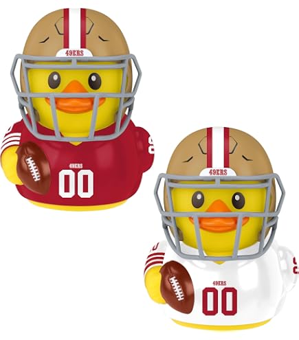 Amazon.com : aminco San Francisco 49ers NFL Team Rubber Duck Set