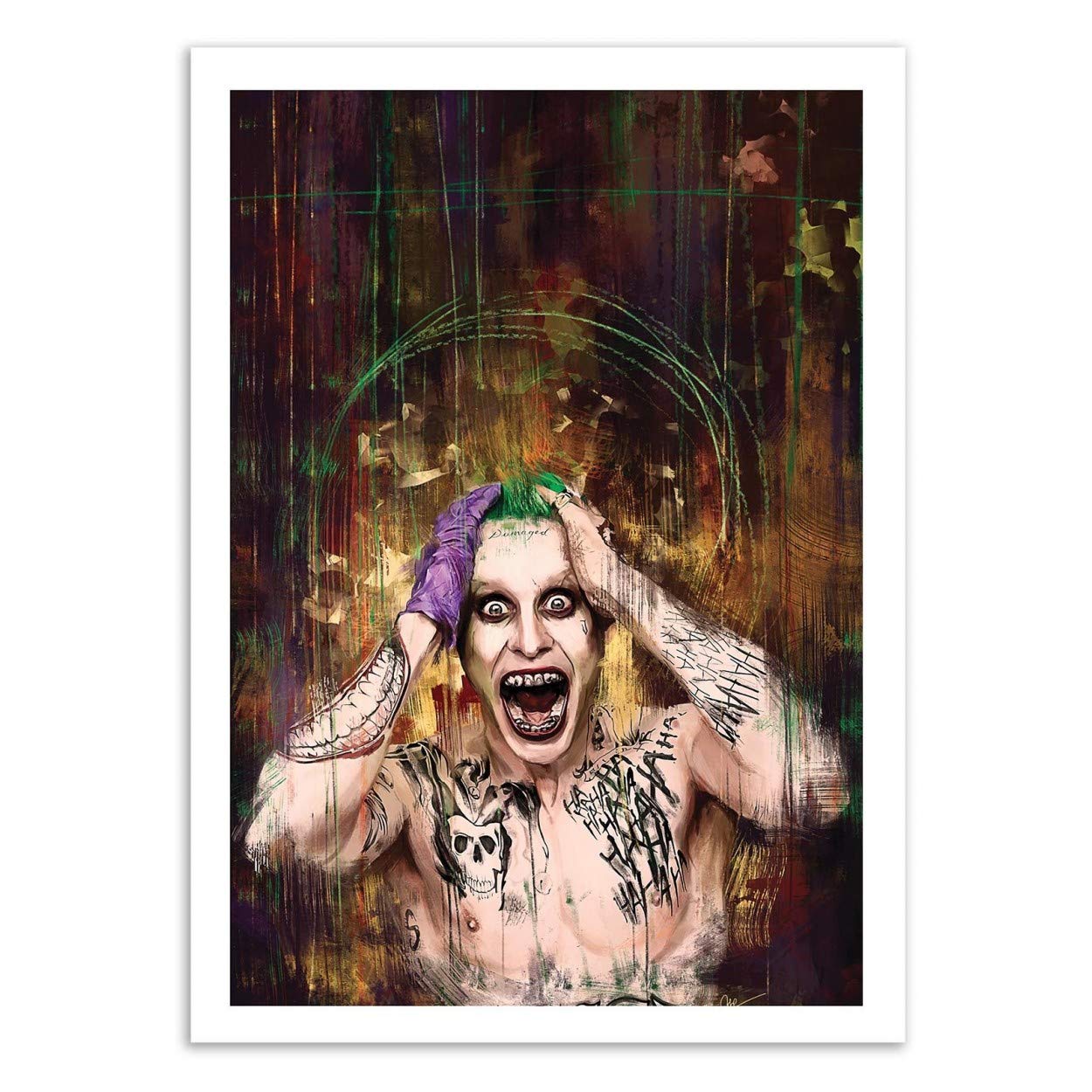 Wall Editions Art-Poster - Joker Suicide Squad - Wisesnail