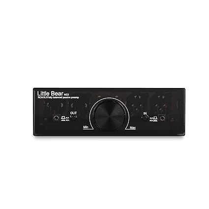 Nobsound Little Bear MC2 Mini Vollständig ausgeglichen/Single-Ended Passiv Preamp; Hi-Fi Vorverstärker; XLR/RCA Lautstärkereg