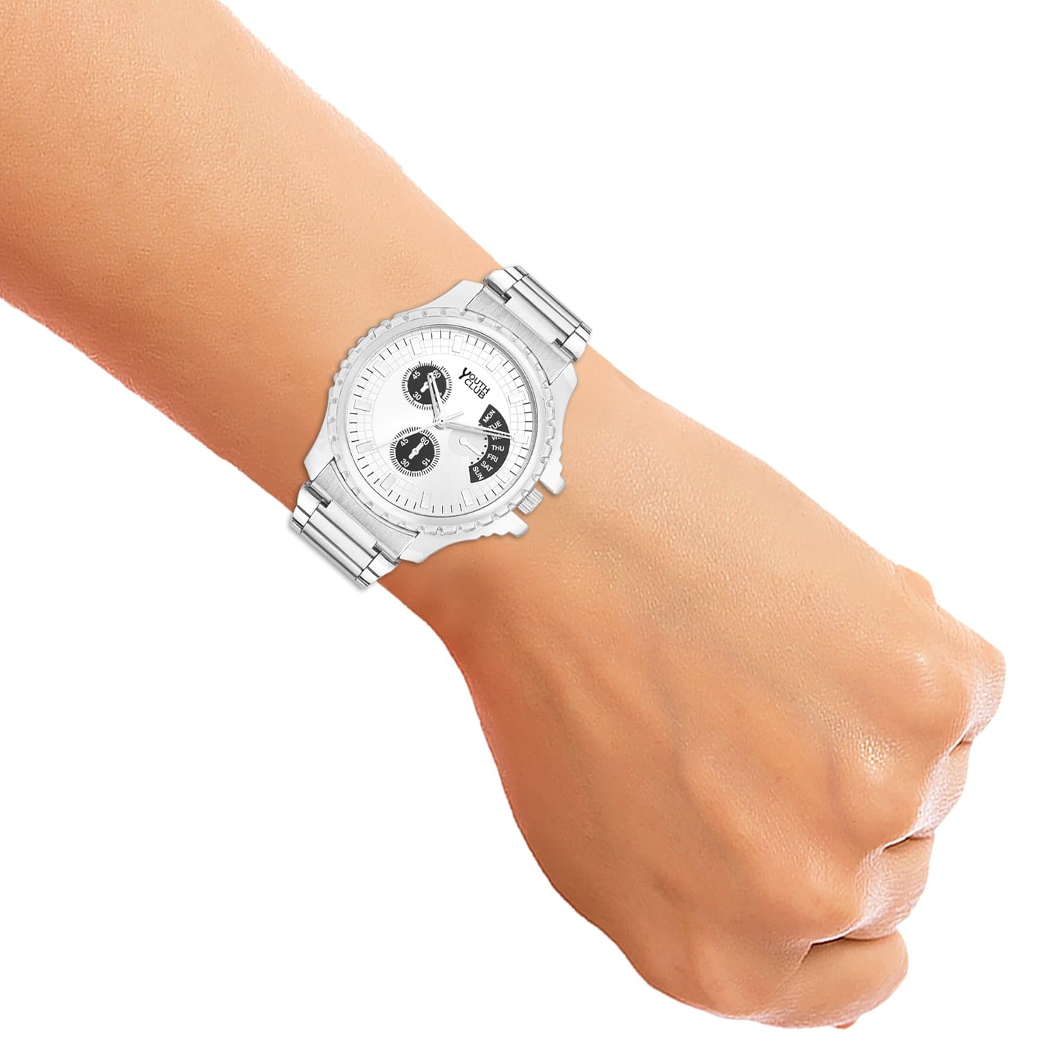 youth club analogue multi-colour dial men's & boy's combo of watch(smb57)