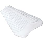 RICOTNSOCS Womens Cotton Liner Socks Invisible Moisture Wicking Non Slip no show Socks for Women 8 Pairs