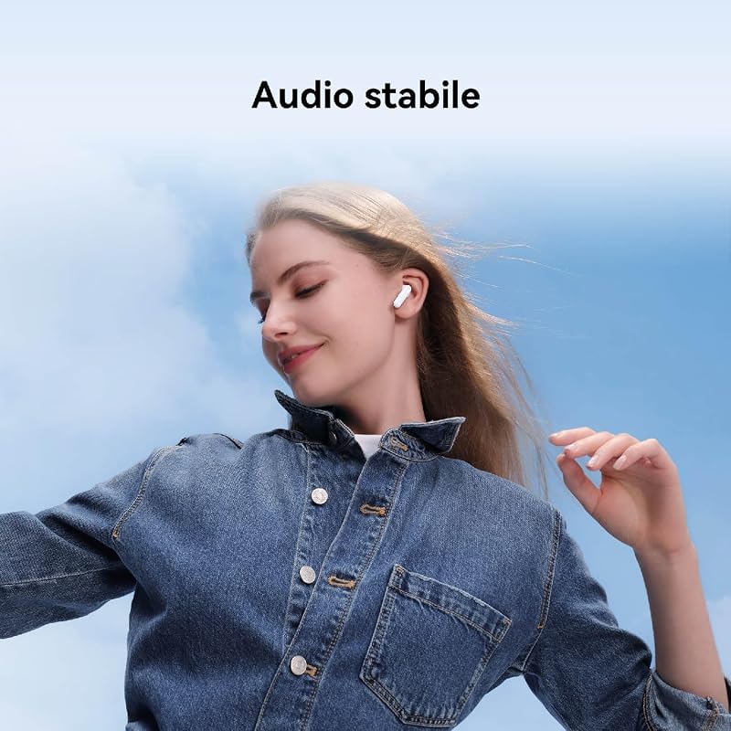 FreeBuds SE 2, Durata della Batteria fino a 40 Ore, IP54 Resistenti a Polvere e Schizzi, Connessione Robusta Bluetooth 5.3, Audio Stabile, IOS e Android, Bianco