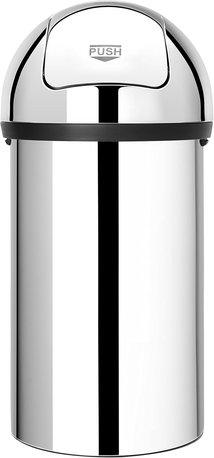 Brabantia 402623 Push bin 60 Litre Brilliant Steel, Stainless, 60l