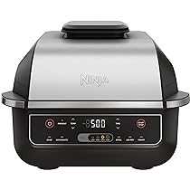 Amazon.com: Ninja EG201 Foodi 6-in-1 Indoor Grill with Air