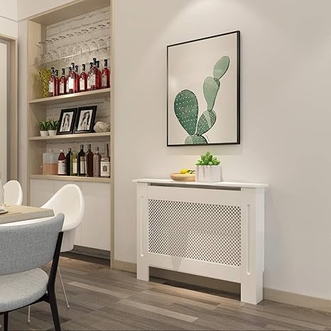 Modern Life White Painted Radiator Cover Modern Style Mdf Cabinet