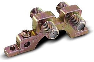 Digiwave Electronics Connector Dual Cable Ground Block-2 Pack/Order, Silver (DGA6205)