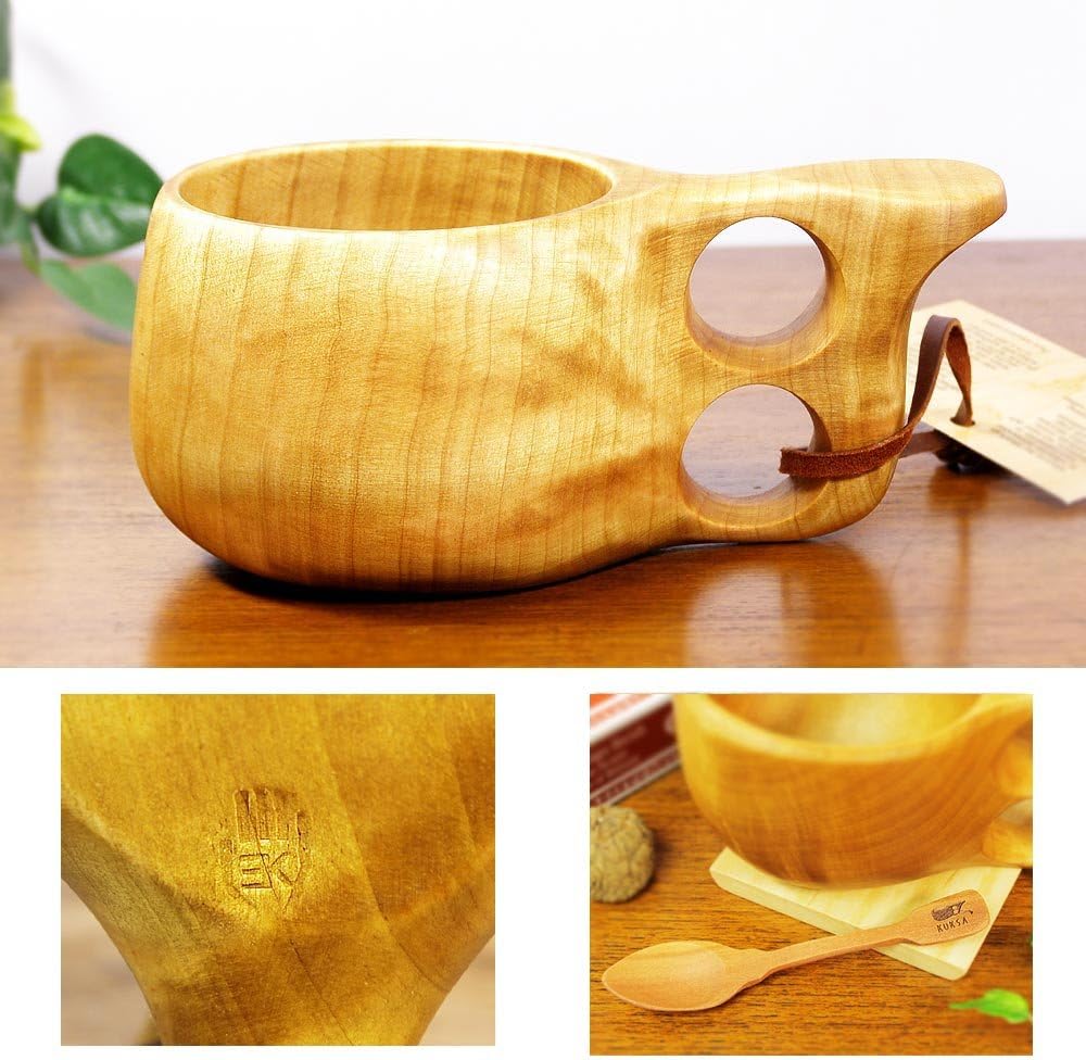 ククサ フィンランド KOIVUMAA コイヴマー　計量スプーン、収納袋セット ククサ フィンランド KOIVUMAA コイヴマー 計量スプーン、収納袋