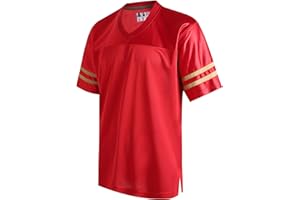 D DEHANER DEHANER Retro Classic Football Jerseys for Men Unisex Workout Dry-Fit Shirts Sports Uniforms Casual Tops