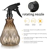 Vwoqiy 2 Pcs 500ml Empty Spray Bottles Adjustable Nozzle Refillable Green Brown view 4