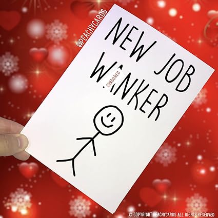 Carta Di Partenza Coworker Card Nuovo Lavoro W Buona Fortuna Congratulazioni Nuovo Lavoro Colleghi Lasciando Carta Divertente Umorismo Divertente Lasciando Job Regalo Pc266 Amazon It Cancelleria E Prodotti Per Ufficio