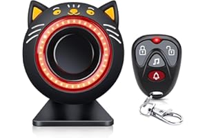 Electop 120dB Car Alarm System with Motion Sensor & Sound, Car Security System Anti-Theft Device Car Alarm with Wireless Remote & Led Light for Cars, Trucks, Suvs