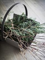 Garden Trading Lodge Steel Log Carrier Indoor Use H43 x W41 x D35cm Fireside view 5