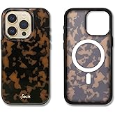 Sonix Case for iPhone 15 Pro Max | Compatible with MagSafe | 10ft Drop Tested | Tortoise Shell | Brown Tort