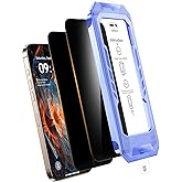VIZORIX 2-Pack for iPhone 14 pro max Privacy Screen Protector,Easy to Install,Anti-spy,Auto-Dust Removal,Military Grade Protection,Bubble-Free,Full Coverage, Case Friendly,9H+ Tempered Glass
